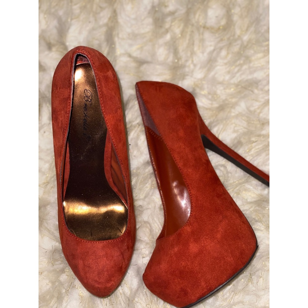 Burnt orange heels